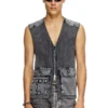 k-margie Gilet utility con inserti a contrasto k-margie Gilet utility con inserti a contrasto
