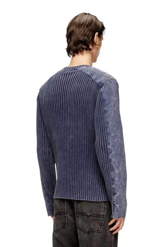 k-matty Cardigan con zip e inserti a contrasto k-matty Cardigan con zip e inserti a contrasto