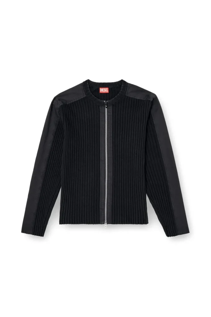 k-matty Cardigan con zip e pannelli funzionali k-matty Cardigan con zip e pannelli funzionali