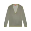 k-mirto Maglione con scollo a V dégradé