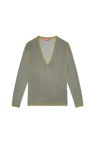 k-mirto Maglione con scollo a V dégradé