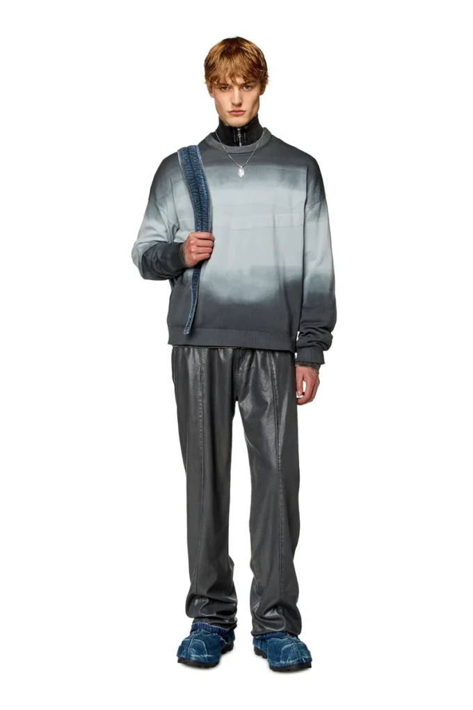 k-nevil Maglione Dégradé con logo oversize k-nevil Maglione Dégradé con logo oversize