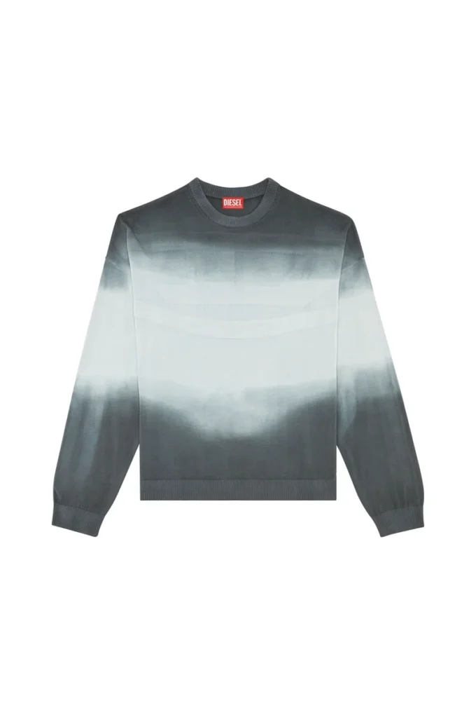 k-nevil Maglione Dégradé con logo oversize k-nevil Maglione Dégradé con logo oversize