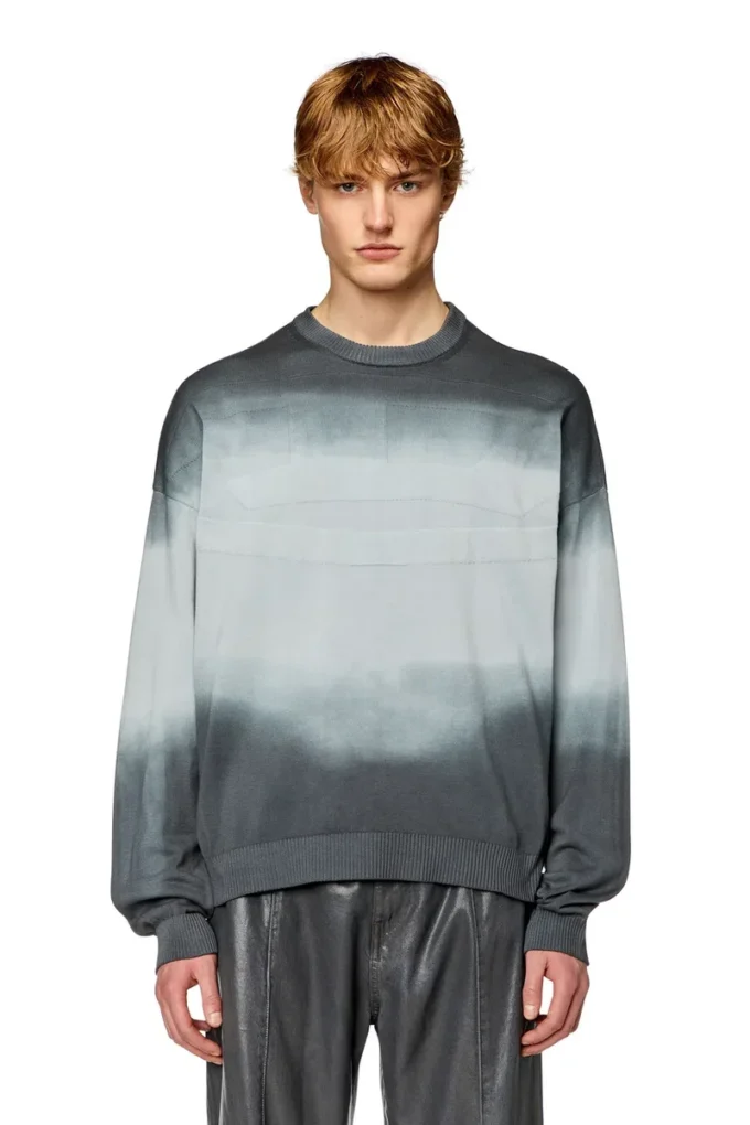 k-nevil Maglione Dégradé con logo oversize k-nevil Maglione Dégradé con logo oversize