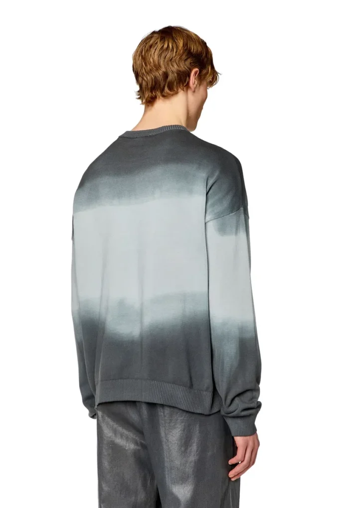 k-nevil Maglione Dégradé con logo oversize k-nevil Maglione Dégradé con logo oversize