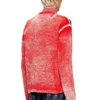k-oliba-jkt Cardigan con stampa interna a righe e zip