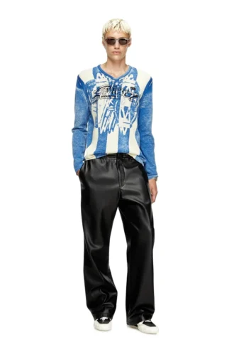 k-oliba-v Maglione a righe con stampa interna