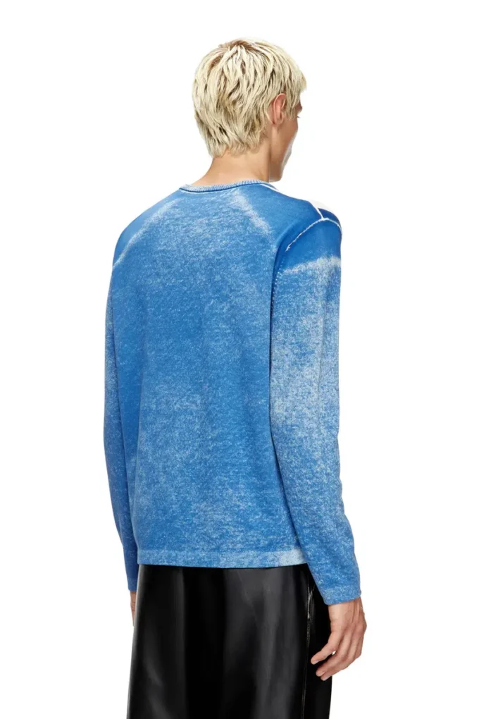 k-oliba-v Maglione a righe con stampa interna k-oliba-v Maglione a righe con stampa interna