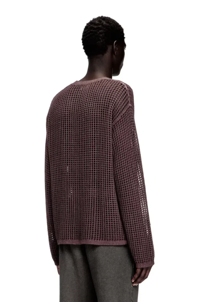 k-roch Top a maniche lunghe in maglia a rete k-roch Top a maniche lunghe in maglia a rete
