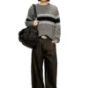 k-soren Maglione a righe in misto alpaca