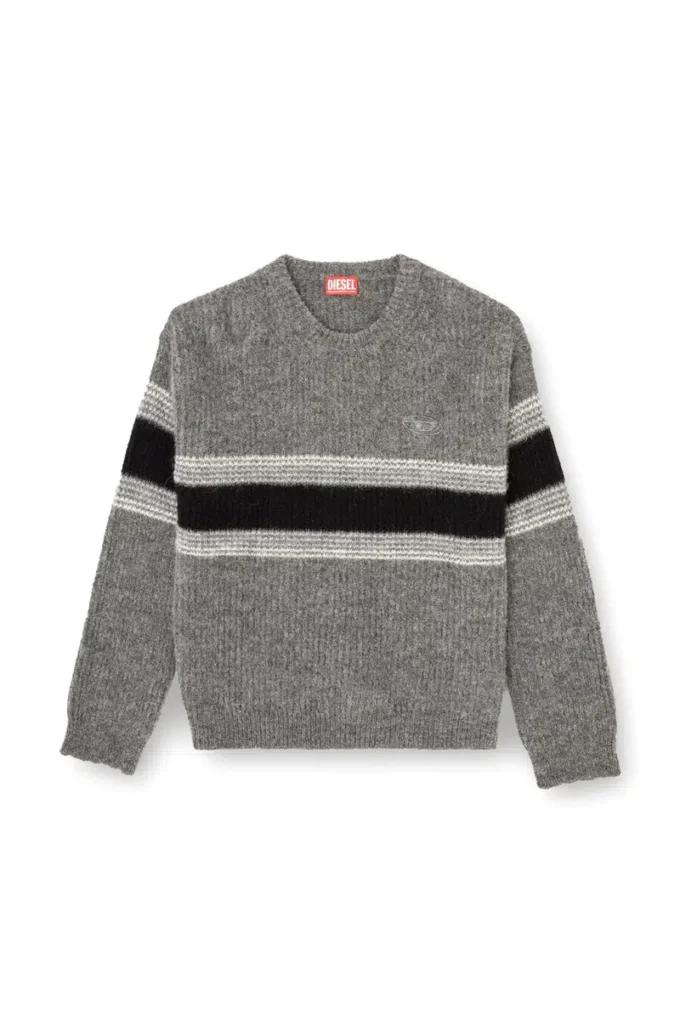 k-soren Maglione a righe in misto alpaca