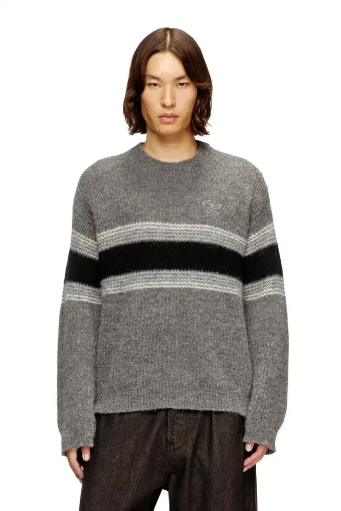 k-soren Maglione a righe in misto alpaca
