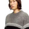 k-soren Maglione a righe in misto alpaca