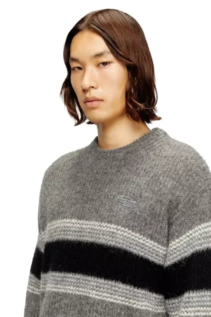 k-soren Maglione a righe in misto alpaca