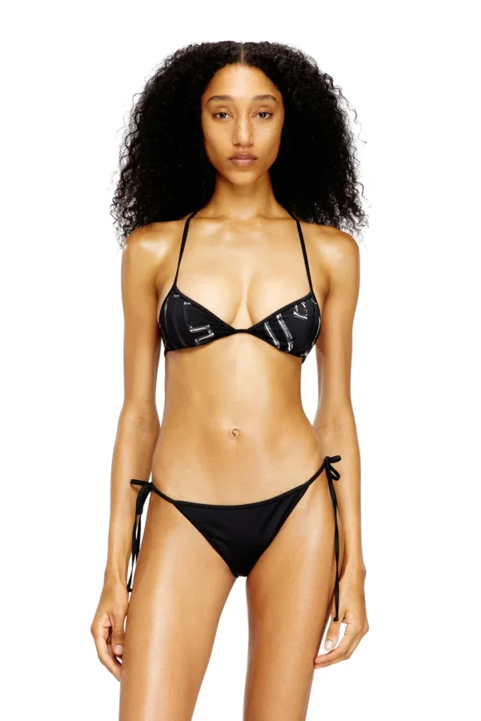 kate-d-core Top bikini con stampa grafica