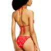 kate-d-core Top bikini con stampa grafica