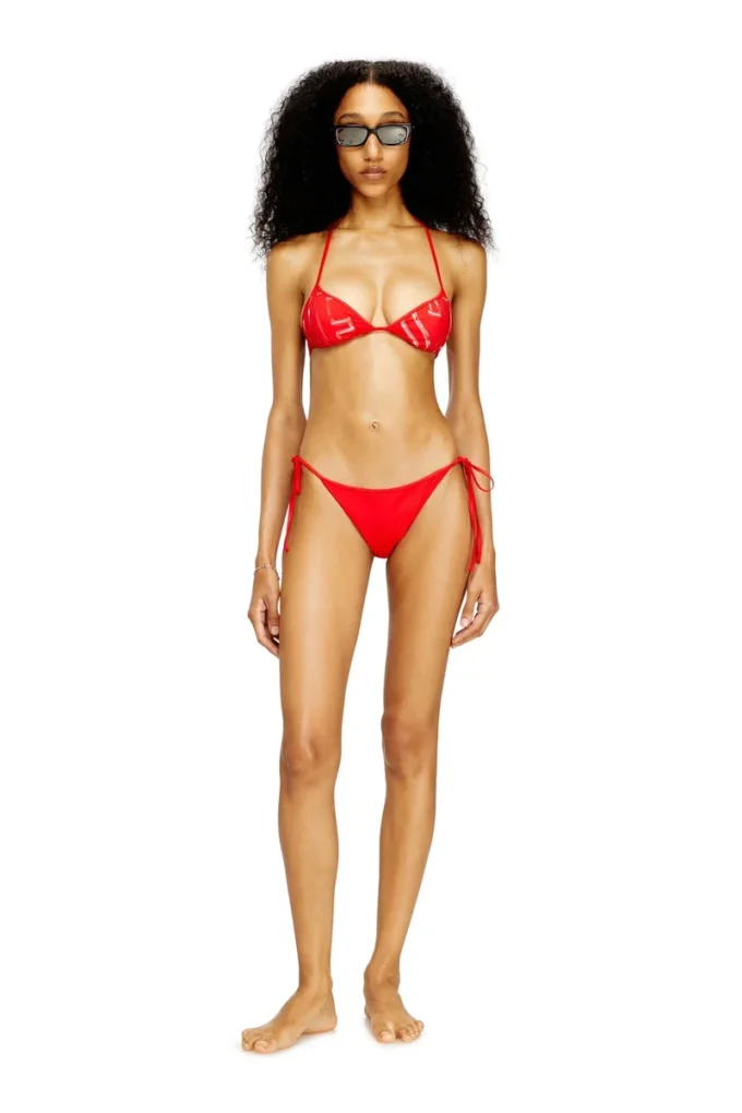 kate-d-core Top bikini con stampa grafica