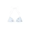 kate-d-core Top bikini con stampa grafica pied-de-poule kate-d-core Top bikini con stampa grafica pied-de-poule