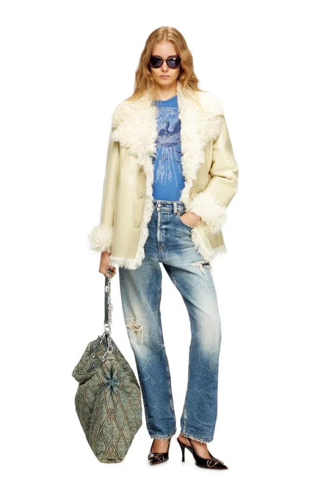 l-aconic Giacca in shearling verniciato l-aconic Giacca in shearling verniciato
