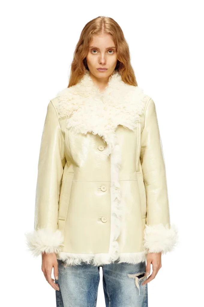 l-aconic Giacca in shearling verniciato l-aconic Giacca in shearling verniciato
