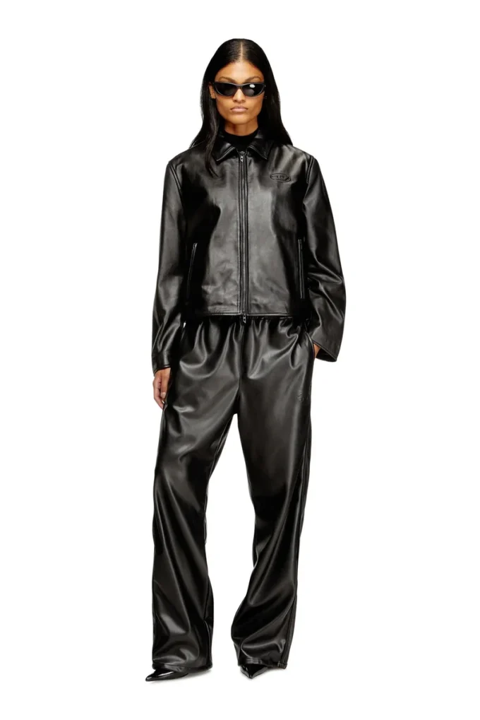 l-amar-fem-s2 Giacca Coach in pelle