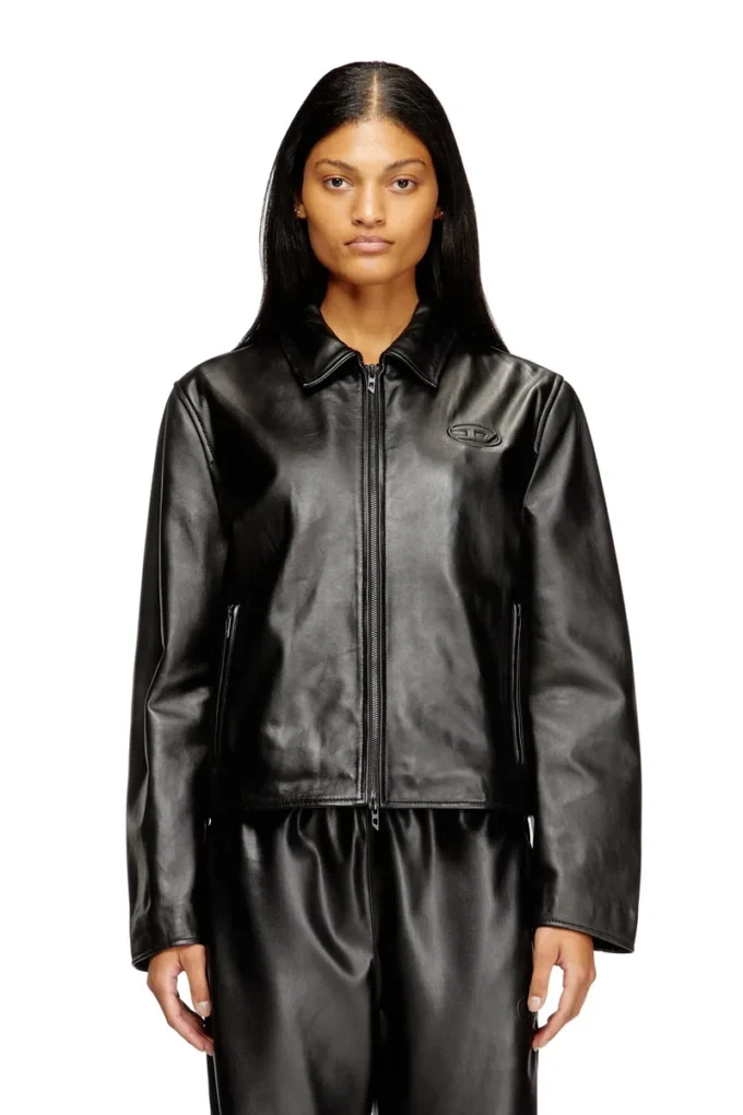 l-amar-fem-s2 Giacca Coach in pelle