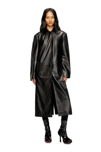 l-ancelot Cappotto lungo imbottito in pelle l-ancelot Cappotto lungo imbottito in pelle
