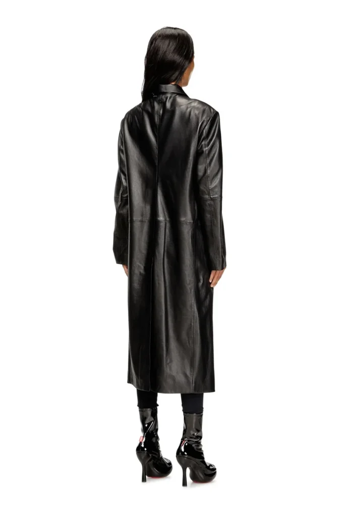 l-ancelot Cappotto lungo imbottito in pelle l-ancelot Cappotto lungo imbottito in pelle