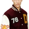 l-arry-cp Giacca college in lana e pelle l-arry-cp Giacca college in lana e pelle