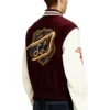 l-arry-cp Giacca college in lana e pelle l-arry-cp Giacca college in lana e pelle