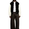 l-arry-wrd Bomber in misto lana e pelle l-arry-wrd Bomber in misto lana e pelle