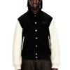 l-arry-wrd Bomber in misto lana e pelle l-arry-wrd Bomber in misto lana e pelle