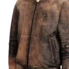 l-cobb-fem Giacca bomber in pelle invecchiata l-cobb-fem Giacca bomber in pelle invecchiata