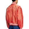 l-difordi-20th Bomber in pelle con logo Diesel l-difordi-20th Bomber in pelle con logo Diesel