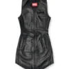 l-ilith Abito corto in pelle con zip l-ilith Abito corto in pelle con zip