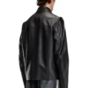 l-korn-a Giacca in pelle con Oval D goffrato l-korn-a Giacca in pelle con Oval D goffrato