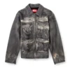 l-mayer Giacca in pelle con tasche trompe l’oeil l-mayer Giacca in pelle con tasche trompe l’oeil