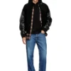l-nyman Giacca bomber Varsity in cotone e pelle l-nyman Giacca bomber Varsity in cotone e pelle