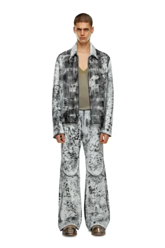 l-pylon-a Giacca blouson in pelle trattata