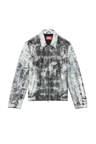 l-pylon-a Giacca blouson in pelle trattata