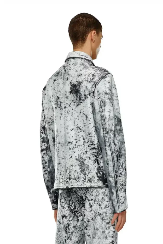 l-pylon-a Giacca blouson in pelle trattata l-pylon-a Giacca blouson in pelle trattata