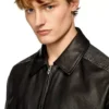l-stoller Giacca ibrida in denim e pelle l-stoller Giacca ibrida in denim e pelle