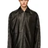 l-stoller Giacca ibrida in denim e pelle l-stoller Giacca ibrida in denim e pelle