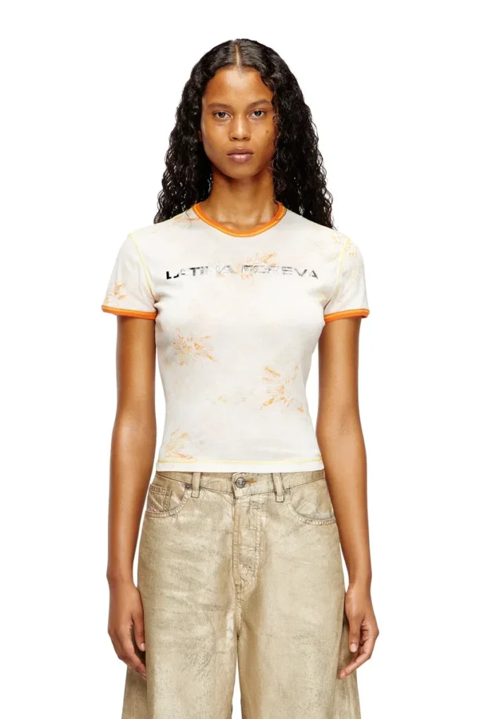 l_tina 4eva tee T-shirt con stampa Latina Foreva