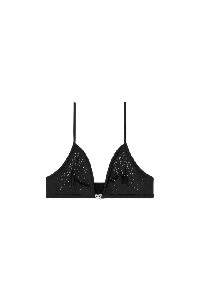 luna-dnm Reggiseno a triangolo in microfibra con cristalli luna-dnm Reggiseno a triangolo in microfibra con cristalli