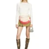 m-alinesa Maglione in lana con logo ritagliato m-alinesa Maglione in lana con logo ritagliato