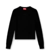 m-alinesa Maglione in lana con logo ritagliato m-alinesa Maglione in lana con logo ritagliato