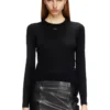 m-alinesa Maglione in lana con logo ritagliato m-alinesa Maglione in lana con logo ritagliato
