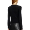 m-alinesa Maglione in lana con logo ritagliato m-alinesa Maglione in lana con logo ritagliato