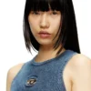 m-anchor-a-sl Canotta in maglia a costine con Oval D